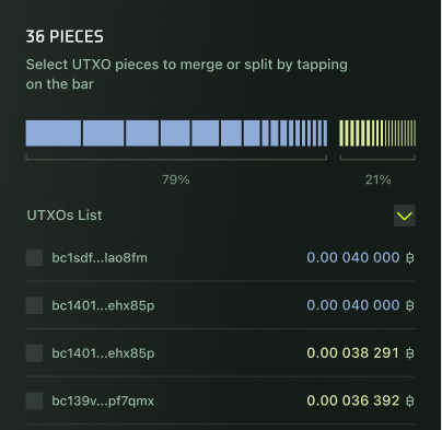 Media for Advanced UTXO Controls